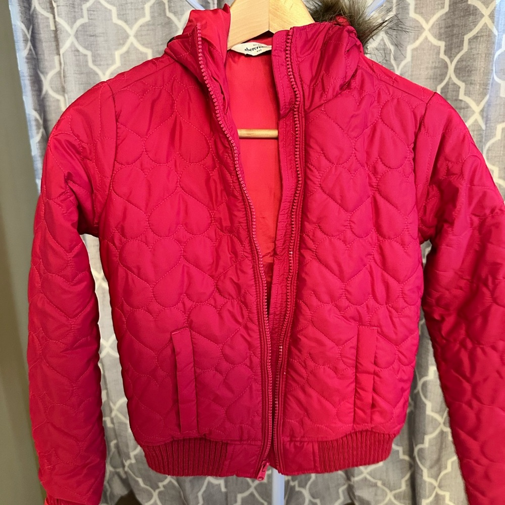 NWOT Abercrombie & Fitch Vibrant Red Jacket